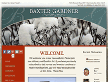 Tablet Screenshot of baxtergardner.com